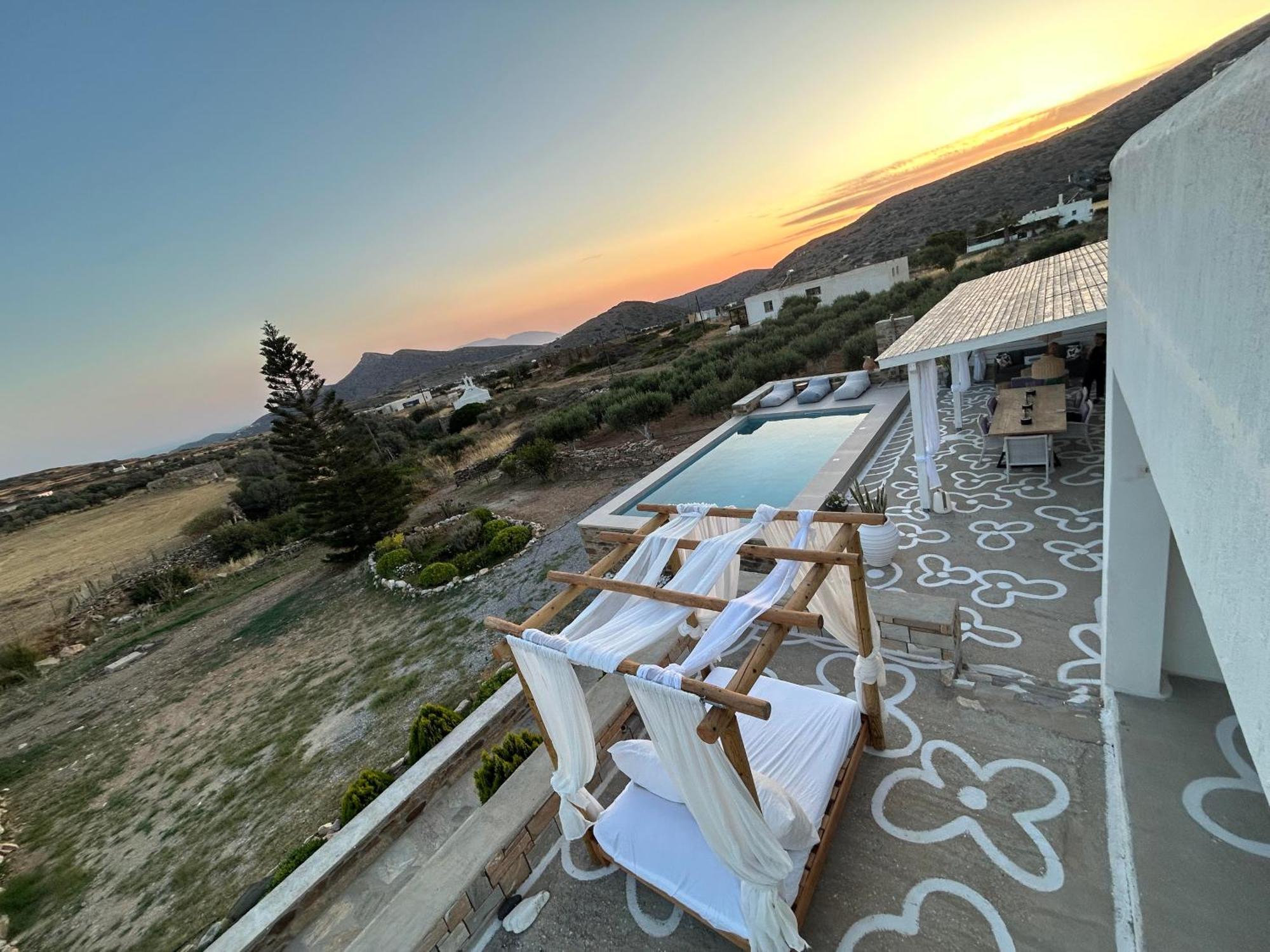 Menta Country Villa Ios Exterior foto
